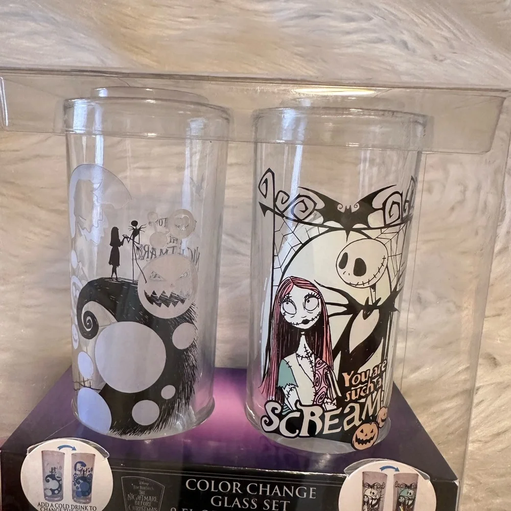Nightmare Before  Christmas Color Changing Glasses